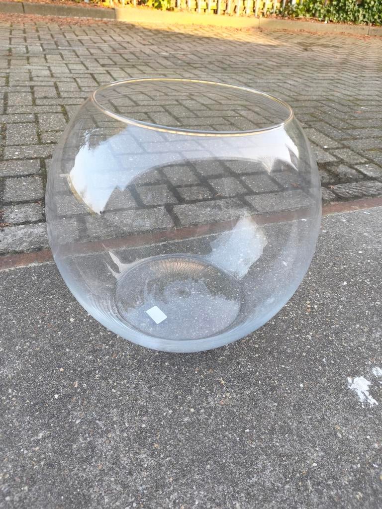 Grote Vissenkom, Dieren en Toebehoren, Vissen | Aquaria en Toebehoren, Zo goed als nieuw, Leeg aquarium, Ophalen