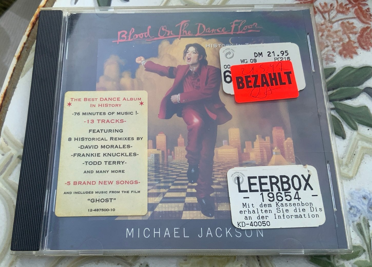 CD MICHAEL JACKSON BLOOD ON THE DANCE FLOOR 1997 EPIC EU, Cd's en Dvd's, Inclusief boekje, Gebruikt, Album, Verzenden