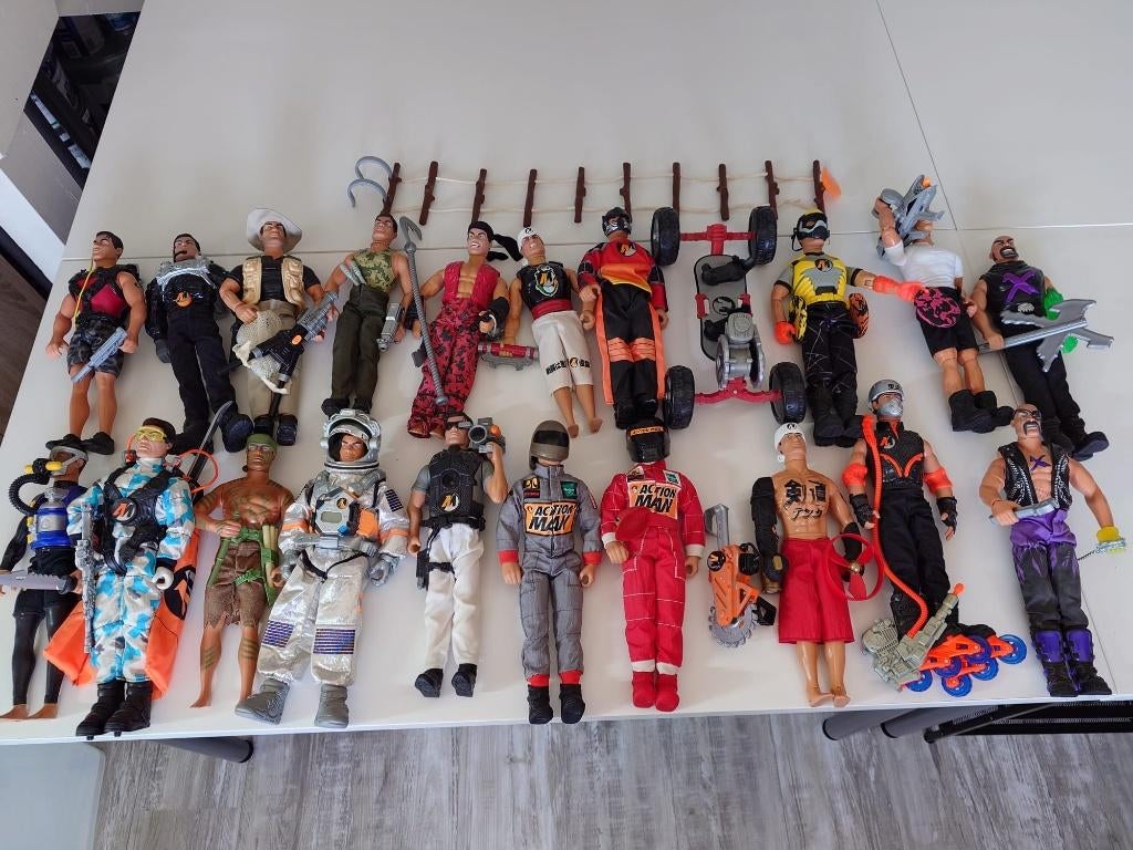 Action Man jaren 90, Grote Verzameling, Kinderen en Baby's, Speelgoed | Actiefiguren, Ophalen, Gebruikt
