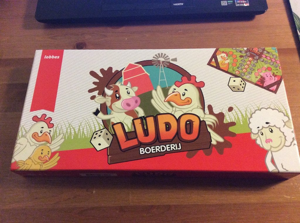 LUDO Boerderij. bordspel. nieuw, Een of twee spelers, Ophalen of Verzenden, Nieuw, Lobbes