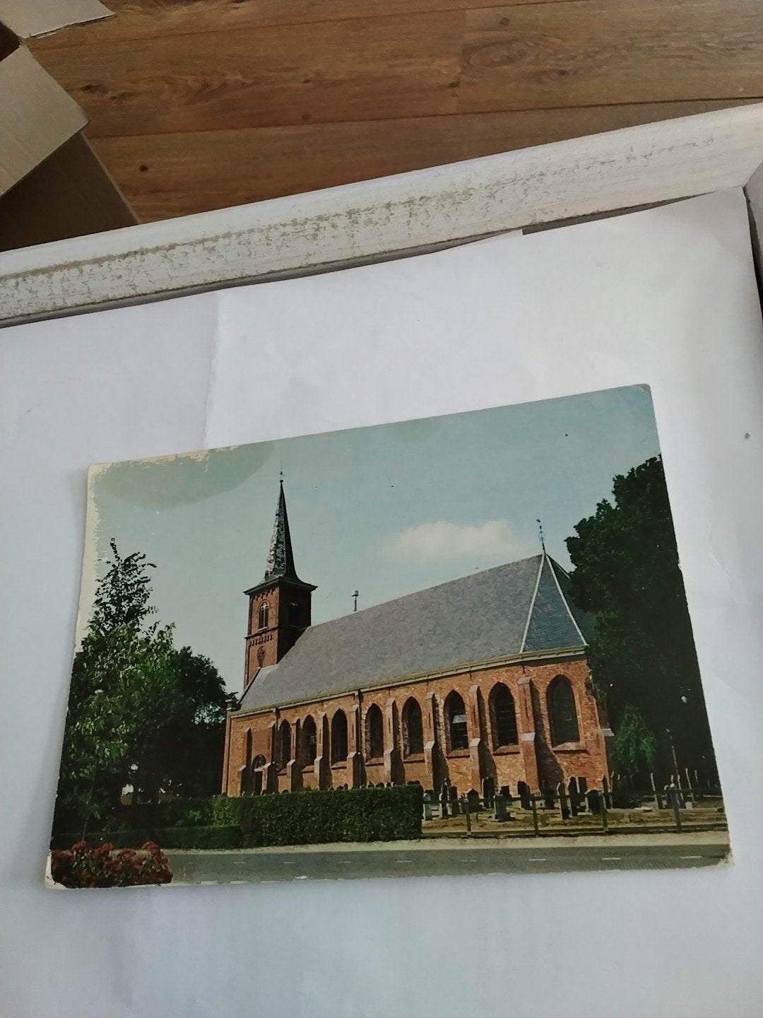 Oude ansichtkaart: Kerk in Terneuzen, Nederland, Ophalen of Verzenden, 1960 tot 1980, Gelopen, Zeeland