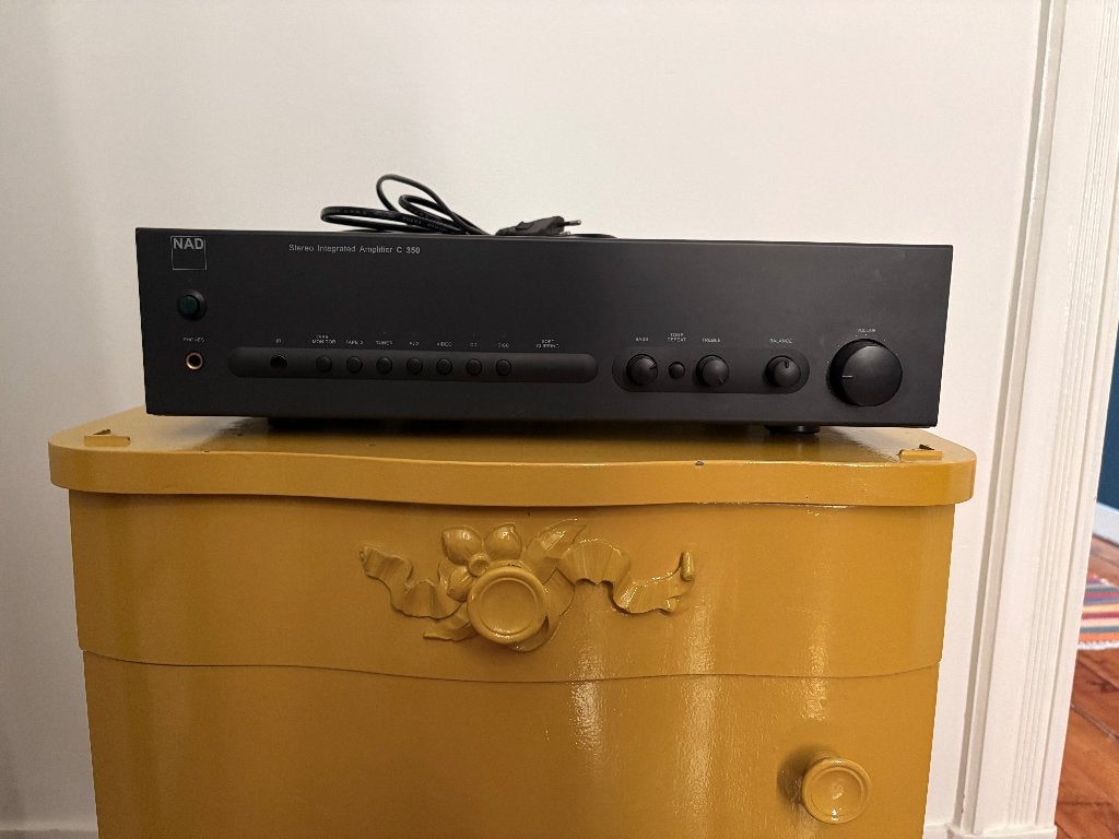 NAD C350 versterker, Gebruikt, 60 tot 120 watt, Stereo, Ophalen
