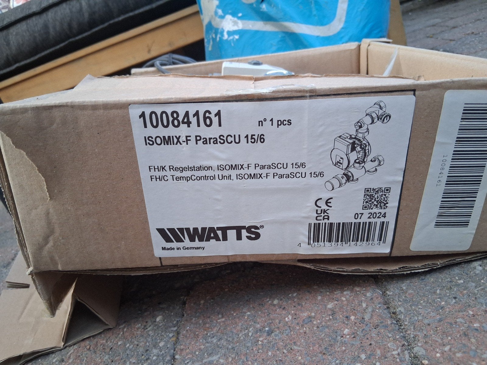 Watts pompgroep voor verdeler.  ISOMIX-F ParaSCU 15/6 FH/C T, Minder dan 30 cm, Overige typen, Nieuw, Minder dan 60 cm