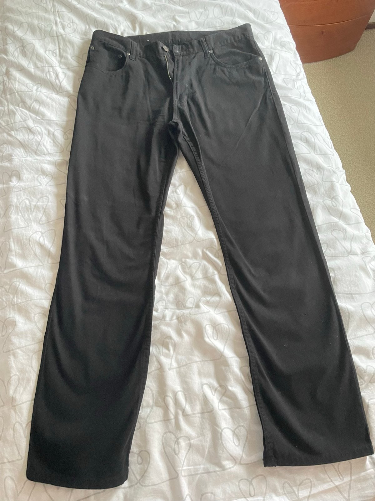 Alexander Maskovick Zwarte Jeans maat L, Ophalen of Verzenden, Zo goed als nieuw, Zwart, W36 - W38 (confectie 52/54)