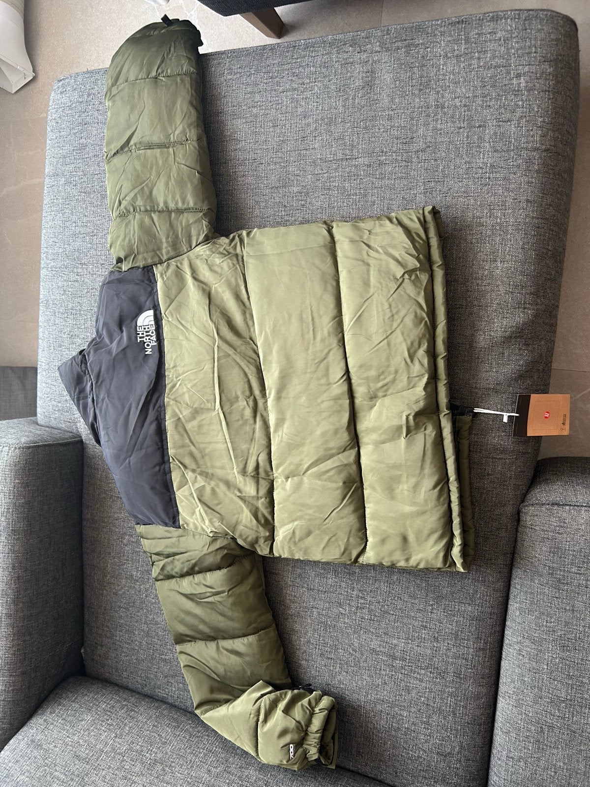 The North Face 1996 Retro Nuptse Jas - Nieuw, Ophalen, Nieuw, Overige maten, Groen