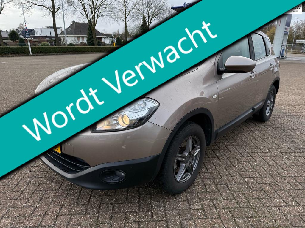 Nissan Qashqai 1.6i 154.000km. Clima Cruise Trekhaak 1200kg., Voorwielaandrijving, Euro 5, Stof, Gebruikt