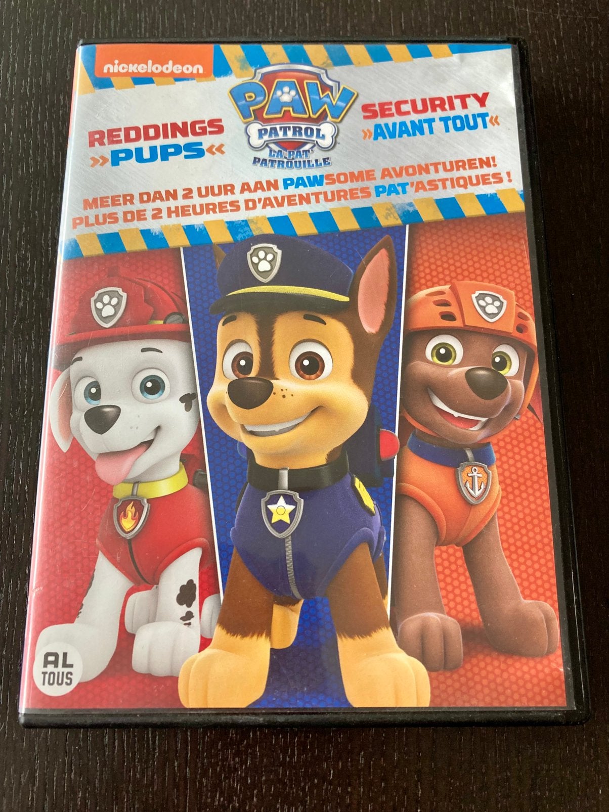 Paw Patrol DVD (2 uur kijkplezier), Alle leeftijden, Ophalen of Verzenden, Zo goed als nieuw