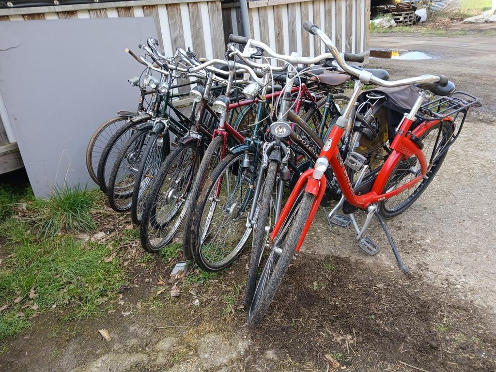 Partij fietsen 10 stuks, Ophalen