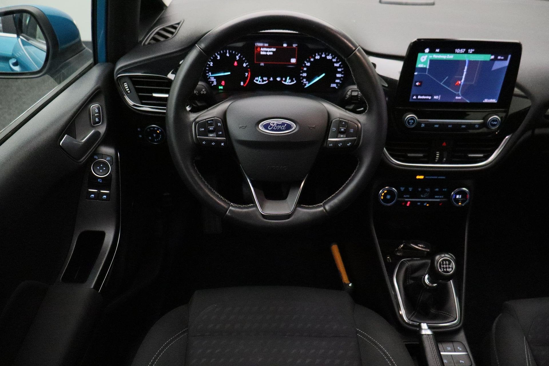 Ford Fiesta 1.0 EcoBoost Titanium 2018 | Goed Onderhouden |, Gebruikt, Euro 6, Blauw, 49 €/maand