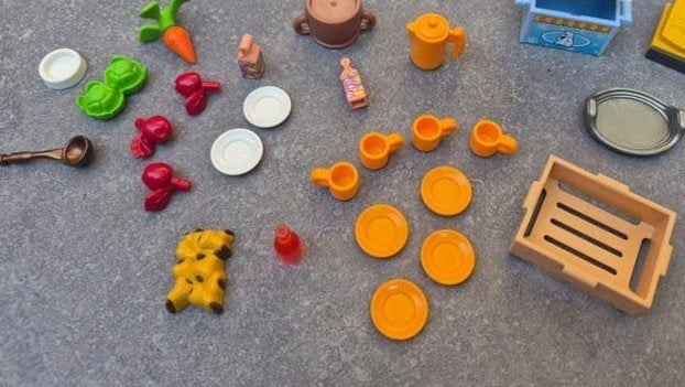 Playmobil etens spulletjes, Ophalen of Verzenden, Zo goed als nieuw, Losse onderdelen, Overige typen