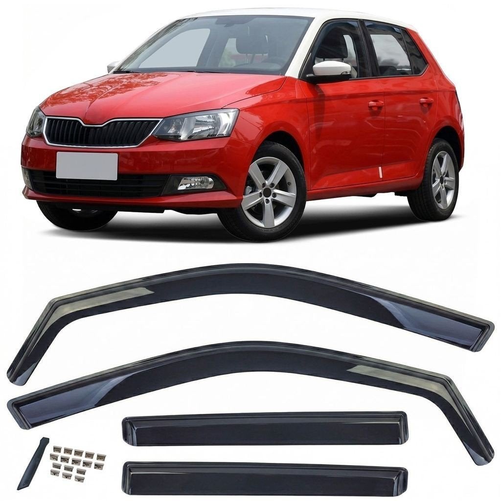 Zijwindscherm Voor Skoda Fabia Zijwindschermen Zijwind Regen, Verzenden, Automotive Parts, A.parts@hotmail.nl, Trasmolenlaan 12 3447 GZ Woerden