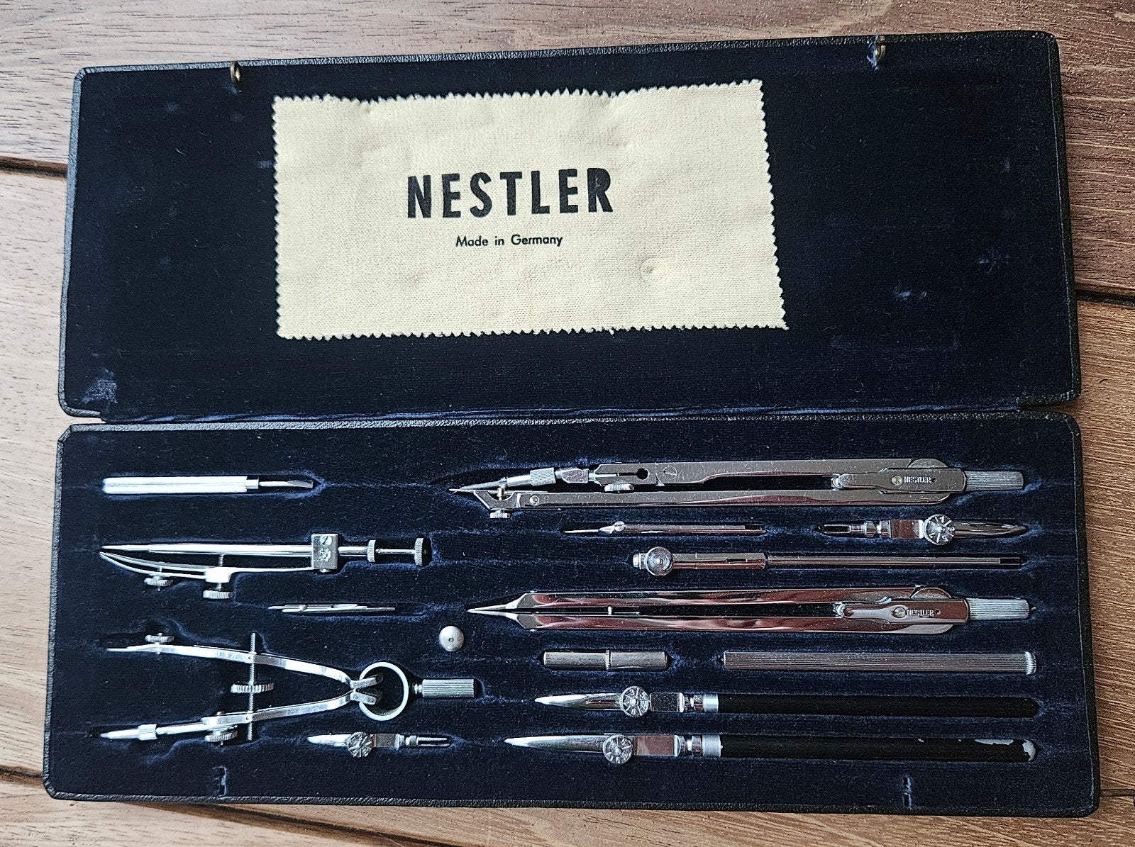 Vintage Nestler Atom passer set, Ophalen of Verzenden