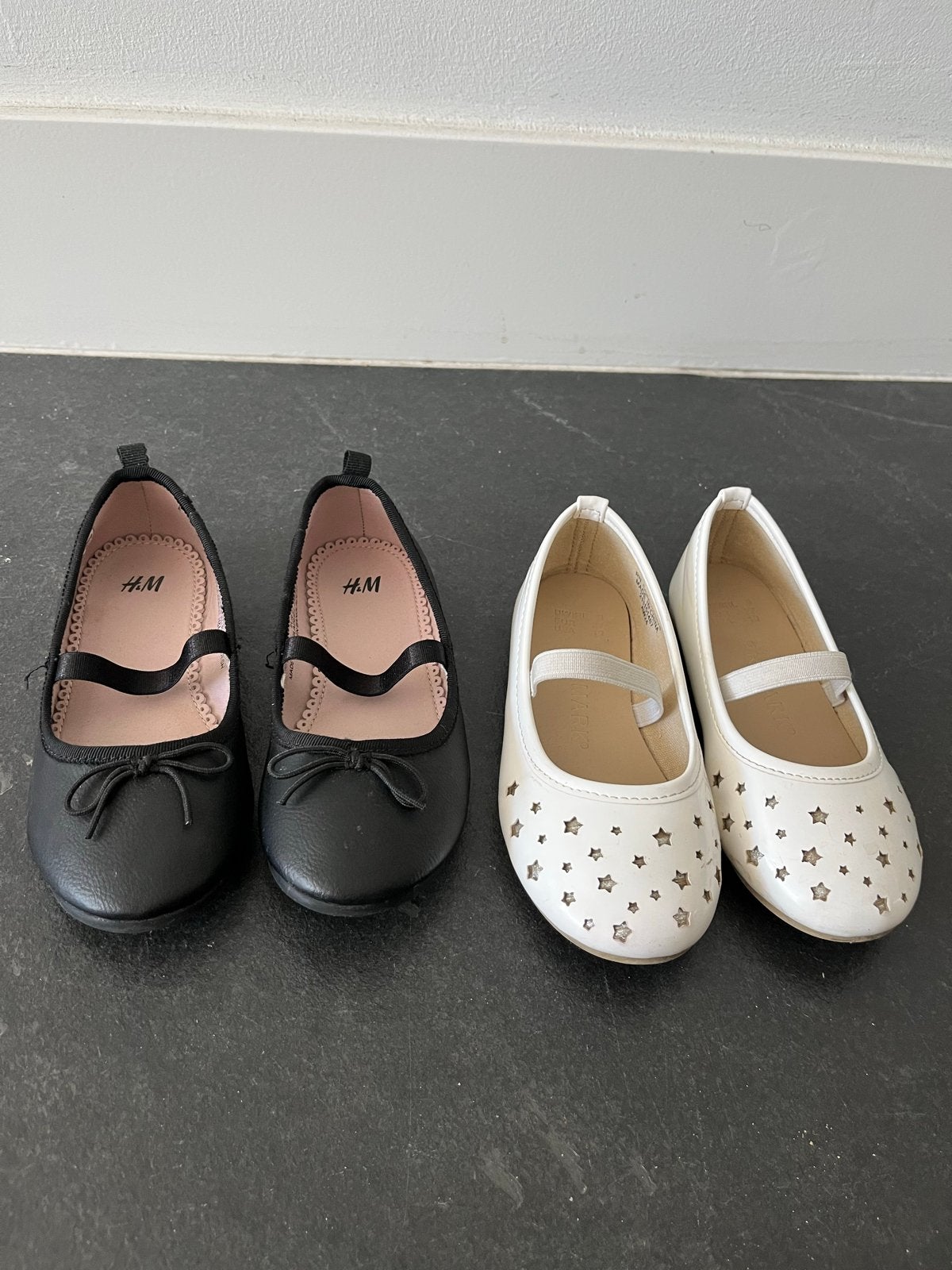 2 paar leuke meisjes ballerina's maat 27, Ophalen of Verzenden, Gebruikt, Meisje, Schoenen