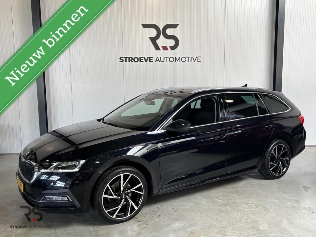 Skoda Octavia Combi 1.5 TSI 150 pk Buss Edition Plus | Navi, Auto's, Skoda, Voorwielaandrijving, Stof, 150 pk, Zwart