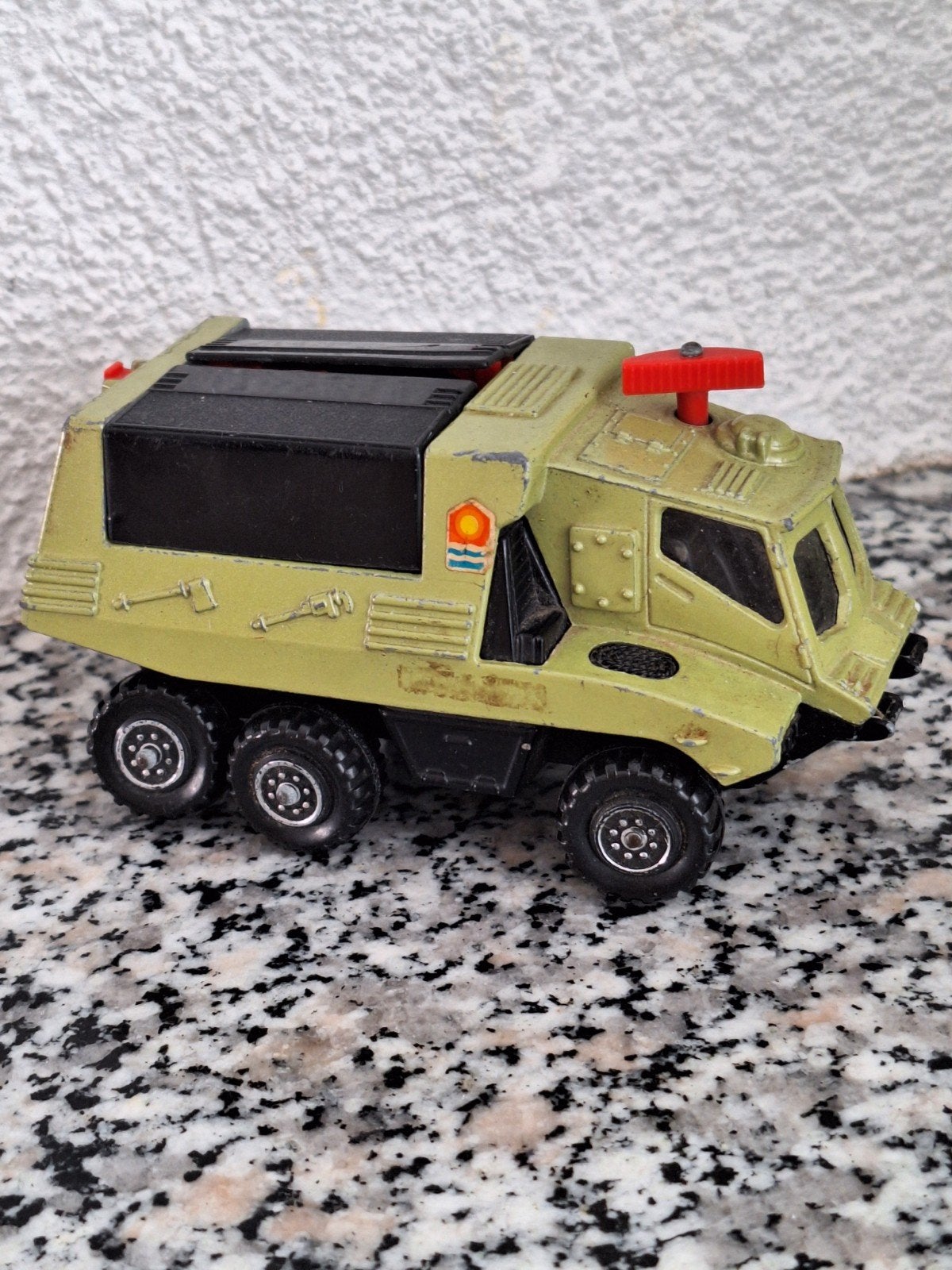 Matchbox Battle Kings K-III raketlanceerder uit 1975, Ophalen of Verzenden, Gebruikt, Overige typen