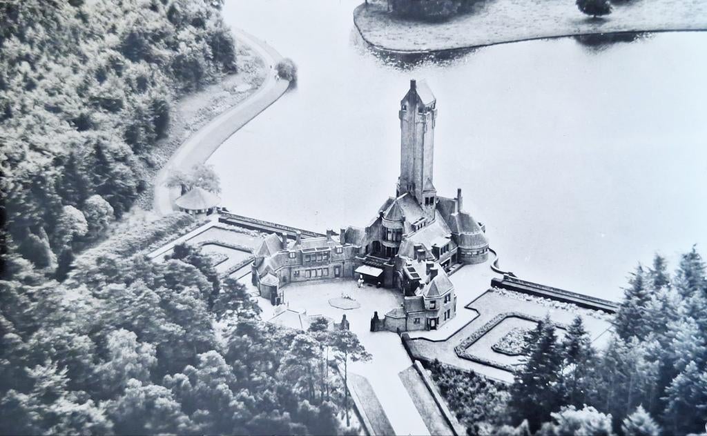 Fotokaart Otterlo - Jachtslot St. Hubertus - 1961, Ophalen of Verzenden, 1960 tot 1980, Gelopen, Gelderland