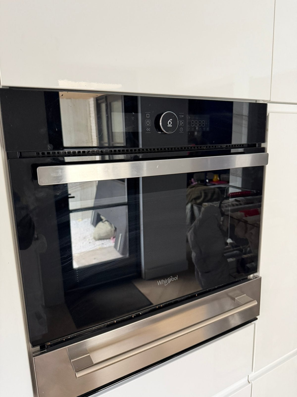 Whirpool combi magentron/oven, Witgoed en Apparatuur, Ovens, Ophalen, 45 tot 50 cm, Whirlpool, Gebruikt