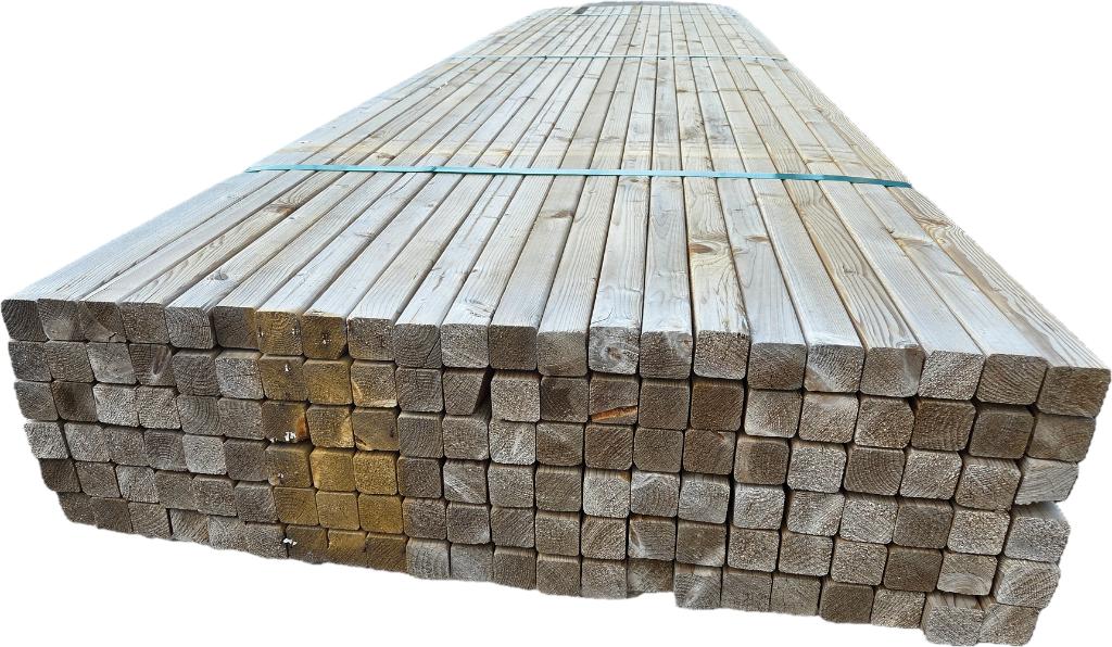 AANBIEDING - balken 5x5 cm Geïmpregneerd - nr: TB176, Ophalen, Nieuw, 250 cm of meer, Balken