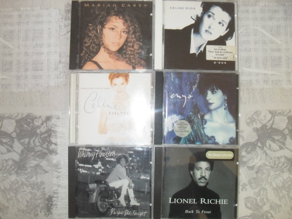 CD'S CAREY,DION,HOUSTON en RITCHIE., Ophalen of Verzenden, Zo goed als nieuw