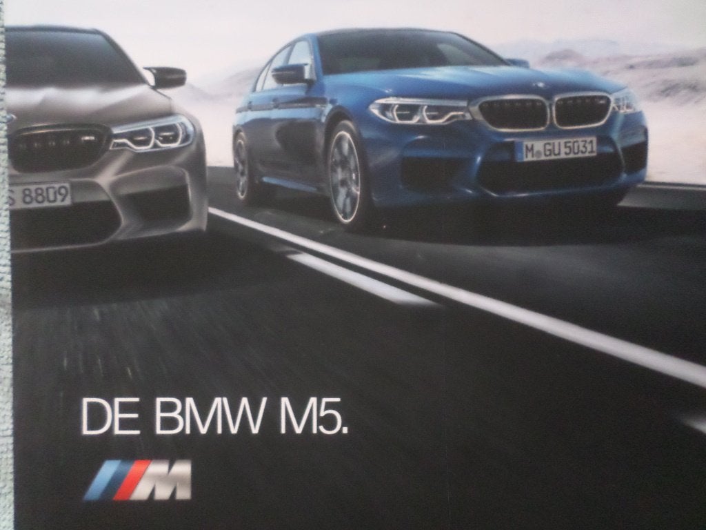 BMW M5 2019 Brochure, Ophalen of Verzenden, Zo goed als nieuw, BMW