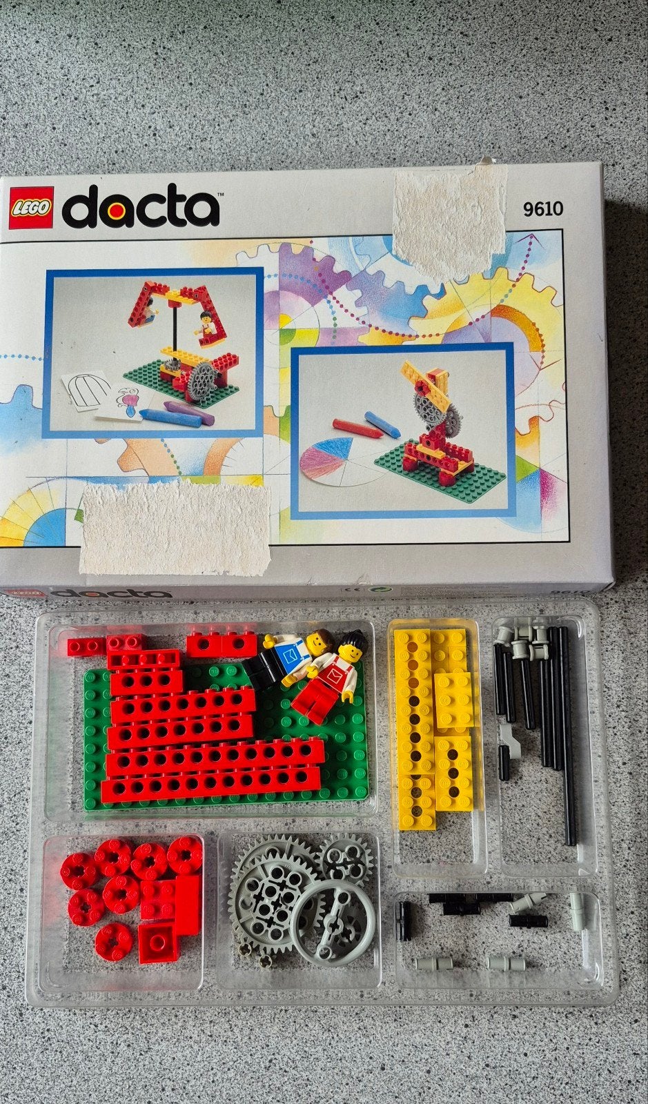 Vintage LEGO Dacta 9610 Tandwielenset (jaren '90), Ophalen of Verzenden, Zo goed als nieuw, Overige merken