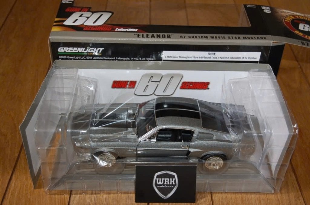 1:18 FORD MUSTANG GT500 ELEANOR Greenlight in box WRH, Hobby en Vrije tijd, Verzenden, Zo goed als nieuw, Auto, Overige merken