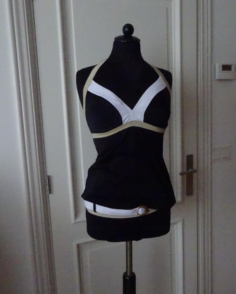NIEUW Maat 42 Nickey Nobel Tankini. IN de kleuren Zwart/wit, Kleding | Dames, Badmode en Zwemkleding, Nieuw, Badpak, Ophalen of Verzenden