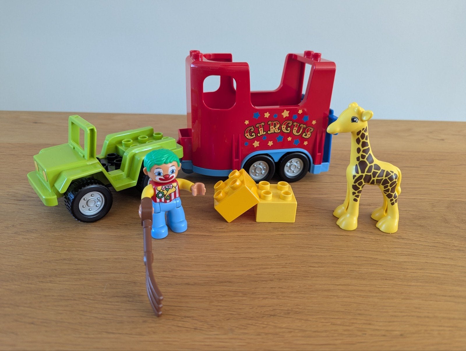 Lego Duplo Circus Set met Jeep, Clown en Giraffe 10550, Kinderen en Baby's, Inclusief minifiguren, Gebruikt, Overige thema's, Lego