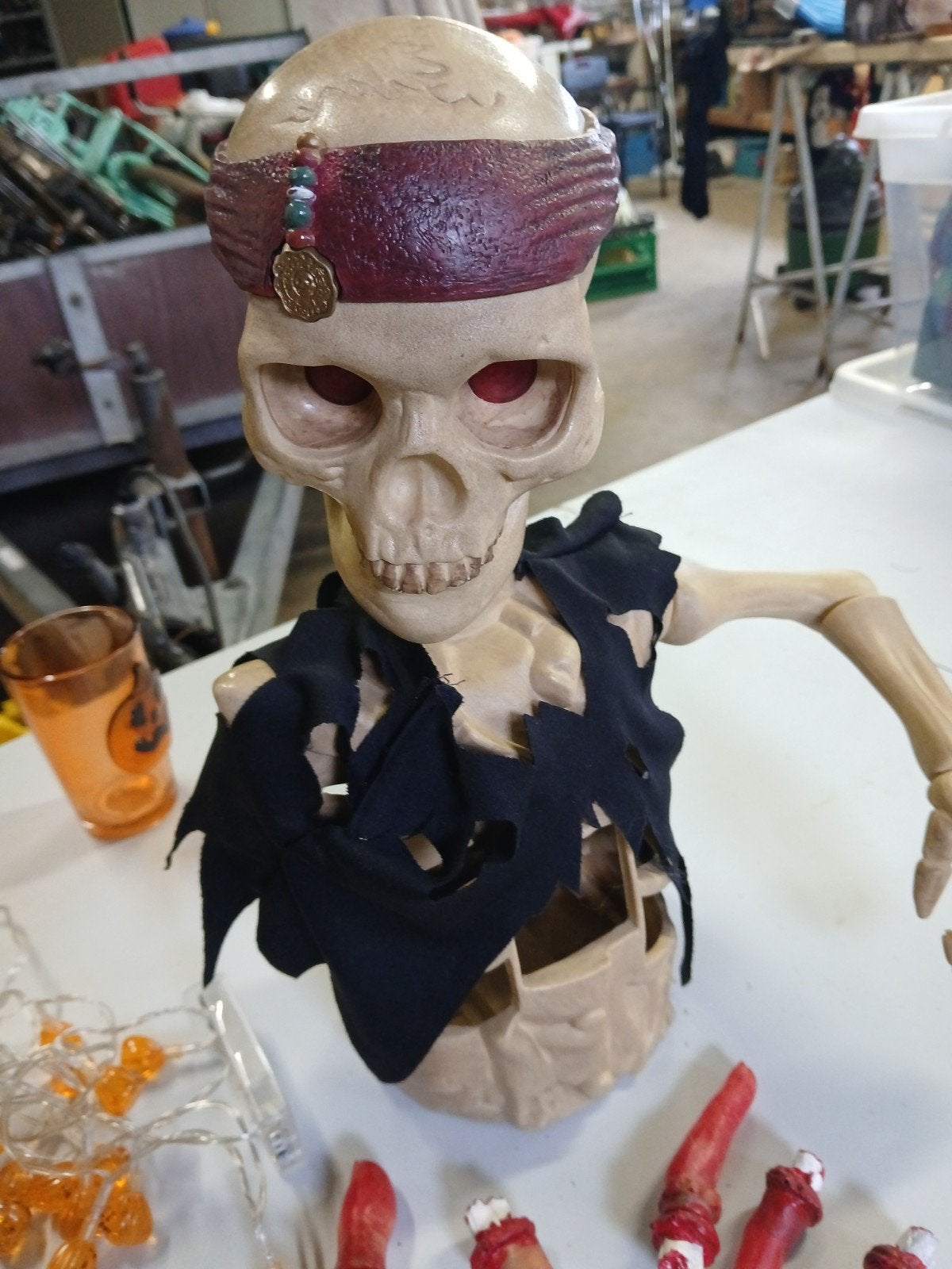 Grote Halloween Decoratie Set - Heksen, Pompoenen & Meer!, Ophalen of Verzenden, Gebruikt, Versiering, Halloween of Griezel