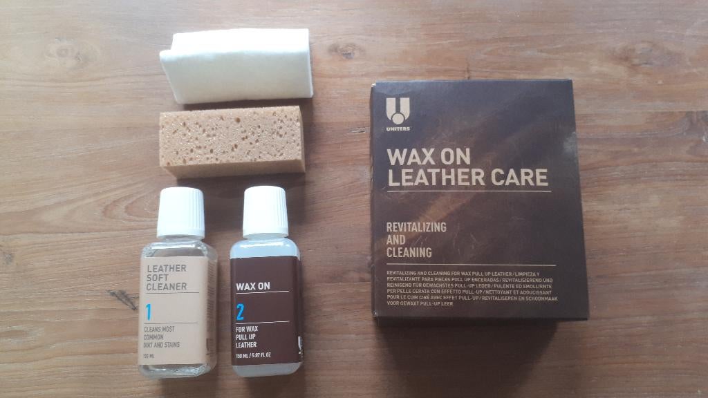 NIEUW: Wax On Leather Care kit - revitalizing & cleaning, Ophalen of Verzenden, Nieuw