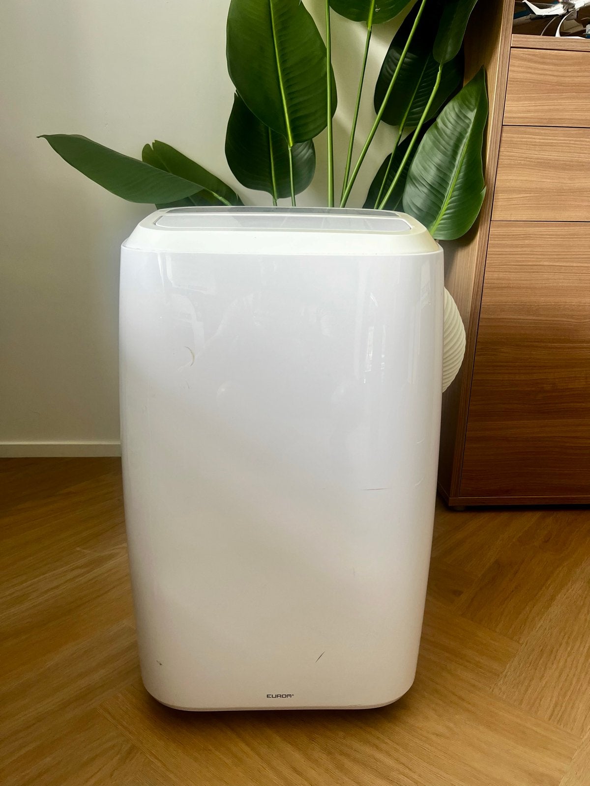 Eurom Coolsilent 100 WiFi Mobiele Airco met Raamstrip, Witgoed en Apparatuur, Airco's, Ophalen, 3 snelheden of meer, Zo goed als nieuw