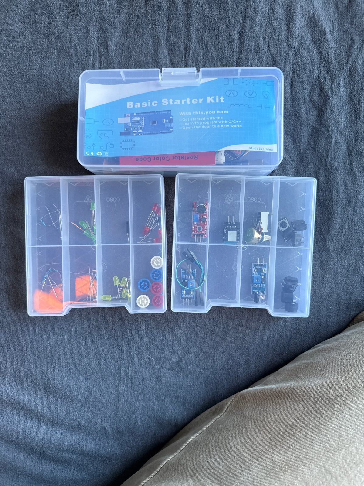 Basic Starter Kit - Elektronische Componenten Set, Hobby en Vrije tijd, Ophalen, Zo goed als nieuw
