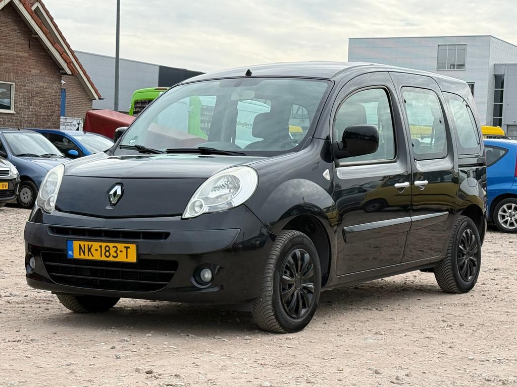 Renault Kangoo Family 1.6-16V Expression/ SCHUIFDEUREN/ CRUI, Gebruikt, 4 cilinders, Zwart, Bedrijf