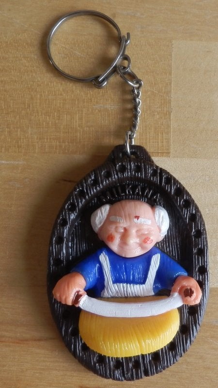 C206 sleutelhanger milkana kaas, Ophalen of Verzenden