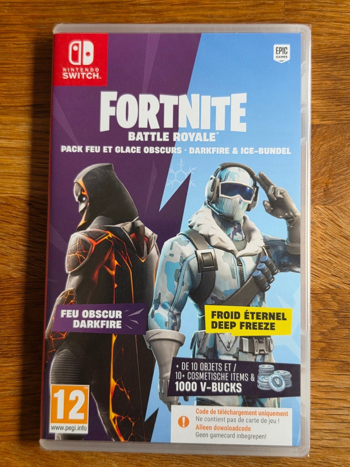 Fortnite Darkfire & Ice Bundel Nintendo Switch (Geseald), Spelcomputers en Games, Ophalen of Verzenden, Nieuw