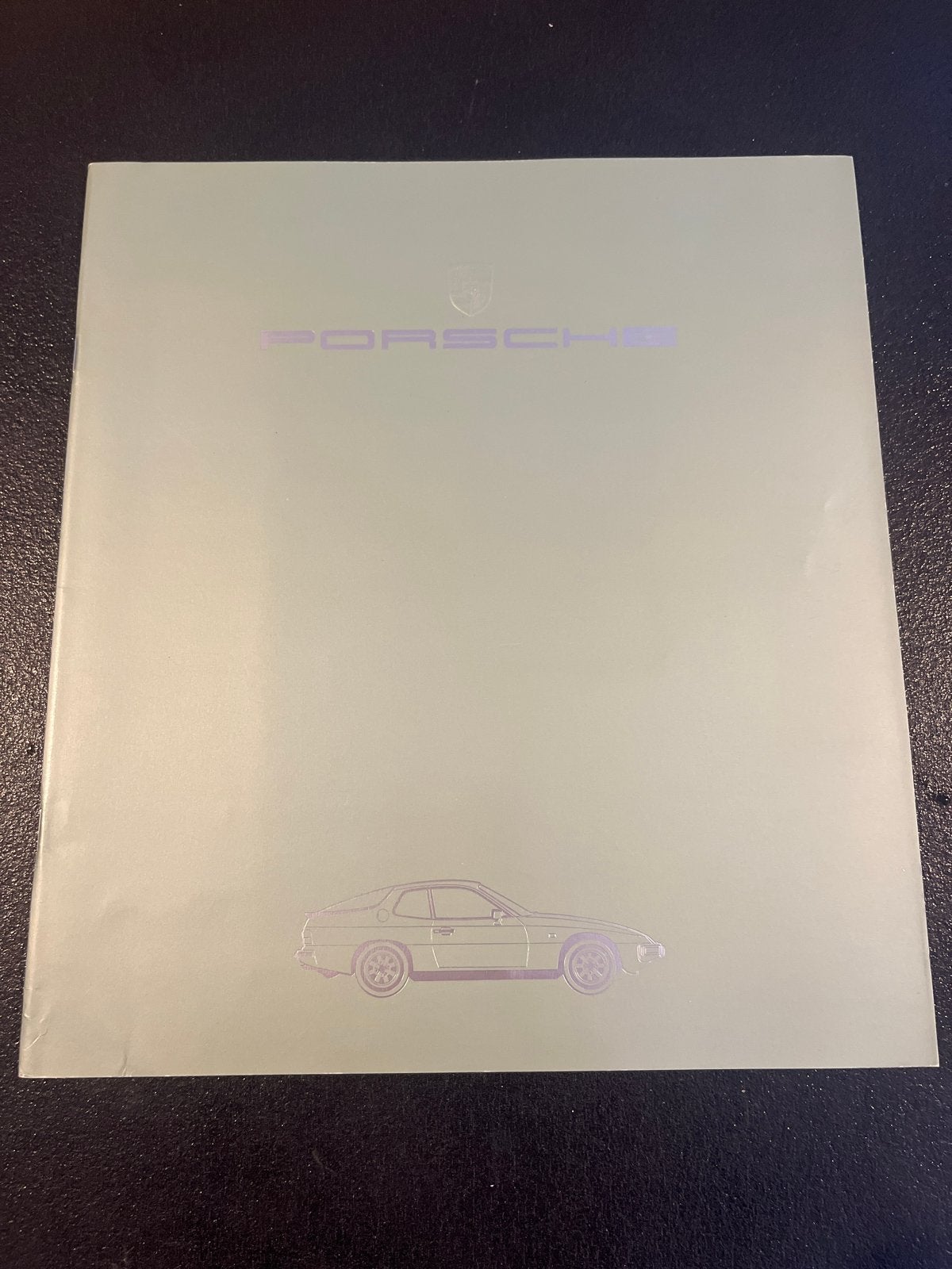 Porsche 924 folder Duitstalig 1984, Ophalen of Verzenden, Zo goed als nieuw, Porsche