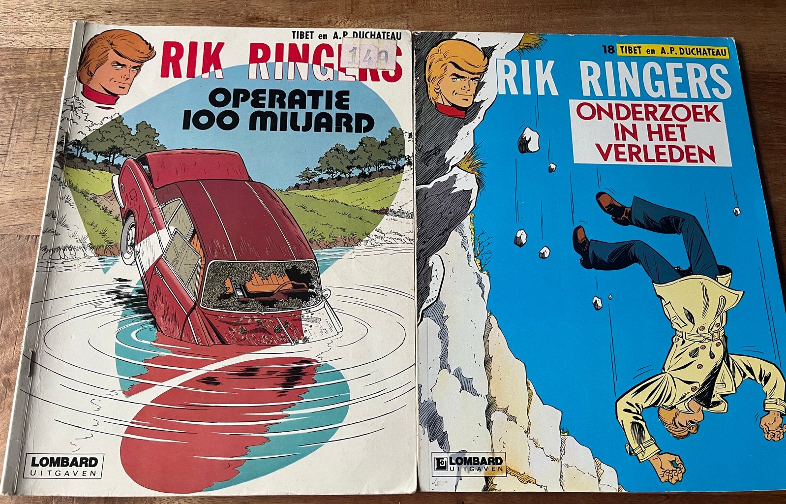 Rik Ringers - Operatie 100 Miljard & Onderzoek in het Verled, Boeken, Meerdere stripboeken, Ophalen of Verzenden, Gelezen