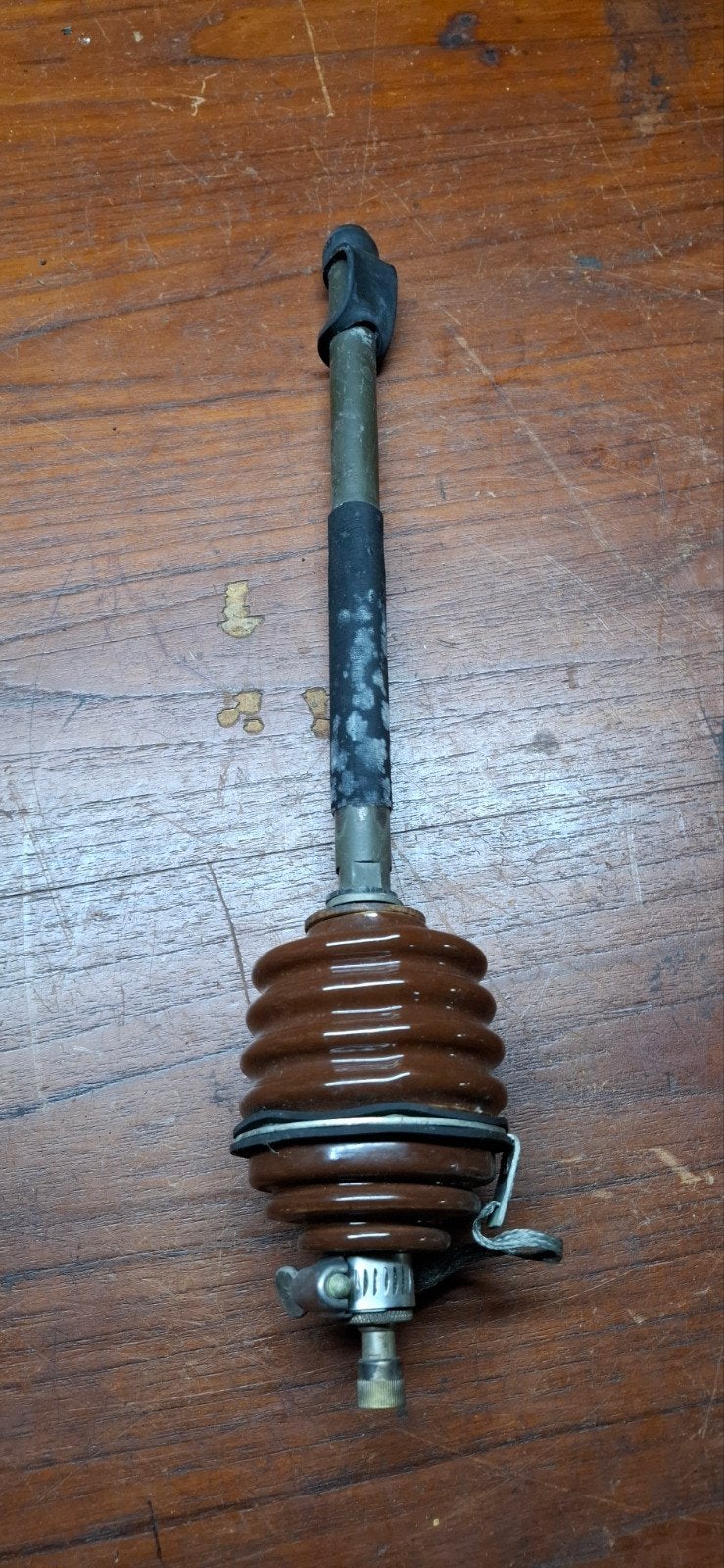Mooie antenne set met voet NOS, Ophalen of Verzenden, Landmacht, Nederland, Embleem of Badge