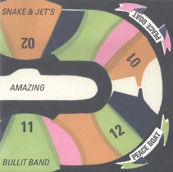 Snake & Jet's Amazing Bullit Band - Peace Boat CD, Zo goed als nieuw, Indie Rock, Album, Inclusief doosje