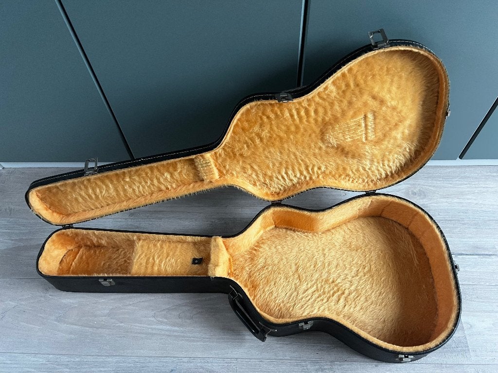 Vintage gitaarkoffer voor klassieke gitaar, Muziek en Instrumenten, Behuizingen en Koffers, Ophalen, Gebruikt, Akoestische gitaar