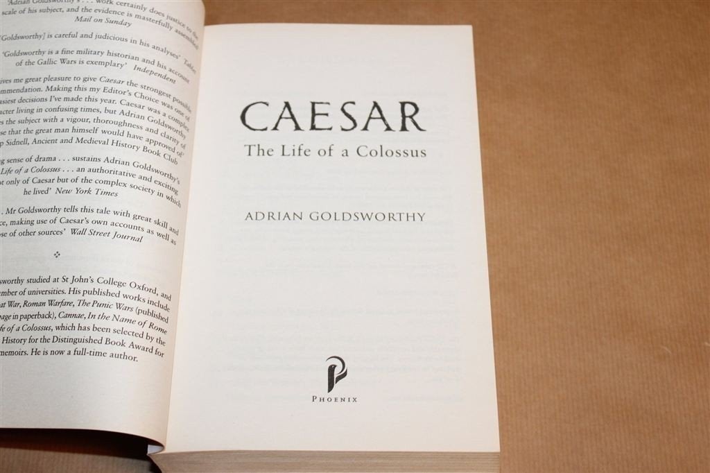 Caesar Life of a Colossus — Biografie, Dik Boek, Rome, Boeken, Ophalen of Verzenden, 14e eeuw of eerder, Gelezen, Europa