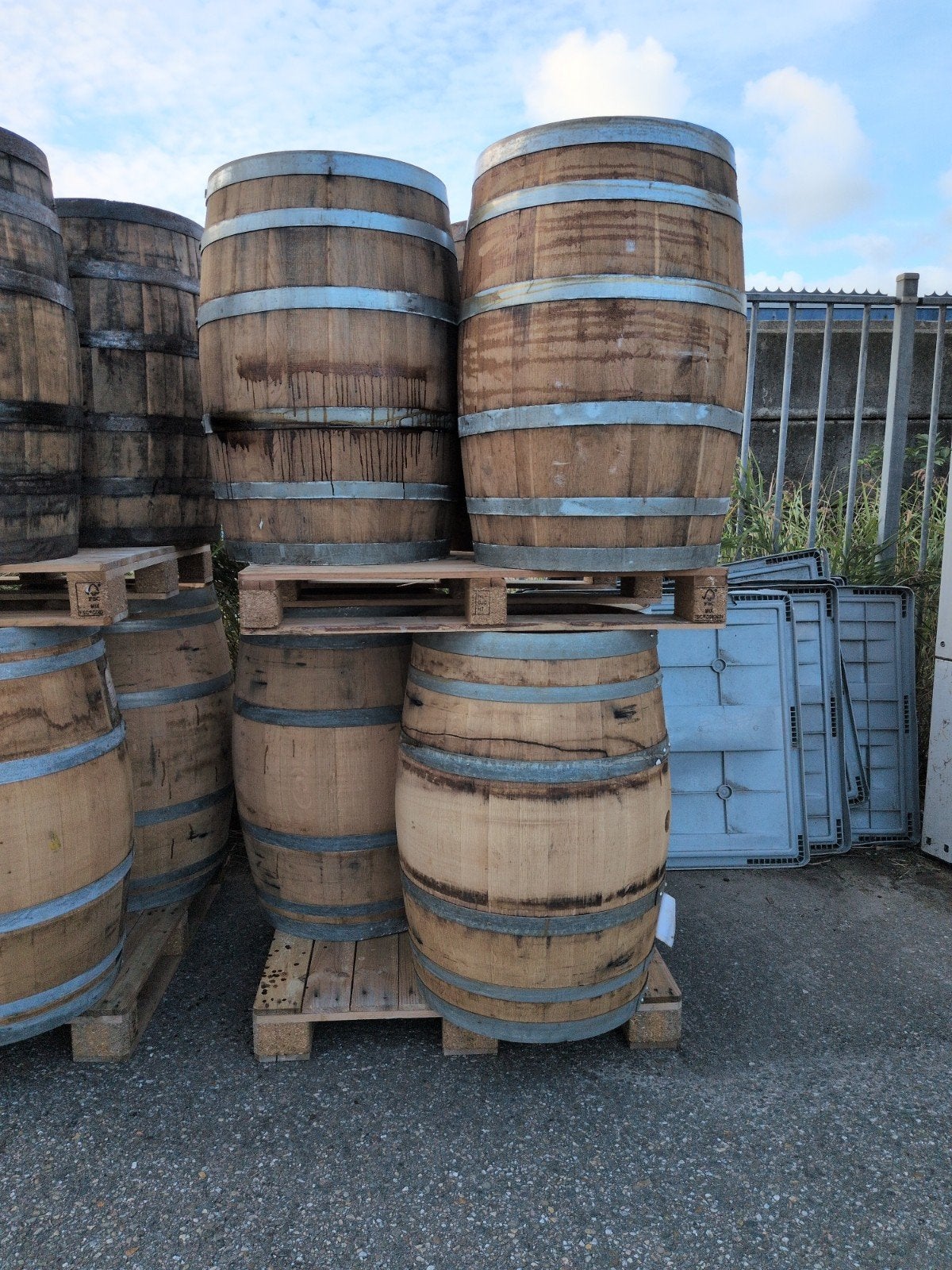 Houten Vaten: Whisky, Wijn, Cognac - Tuindecoratie, Ophalen