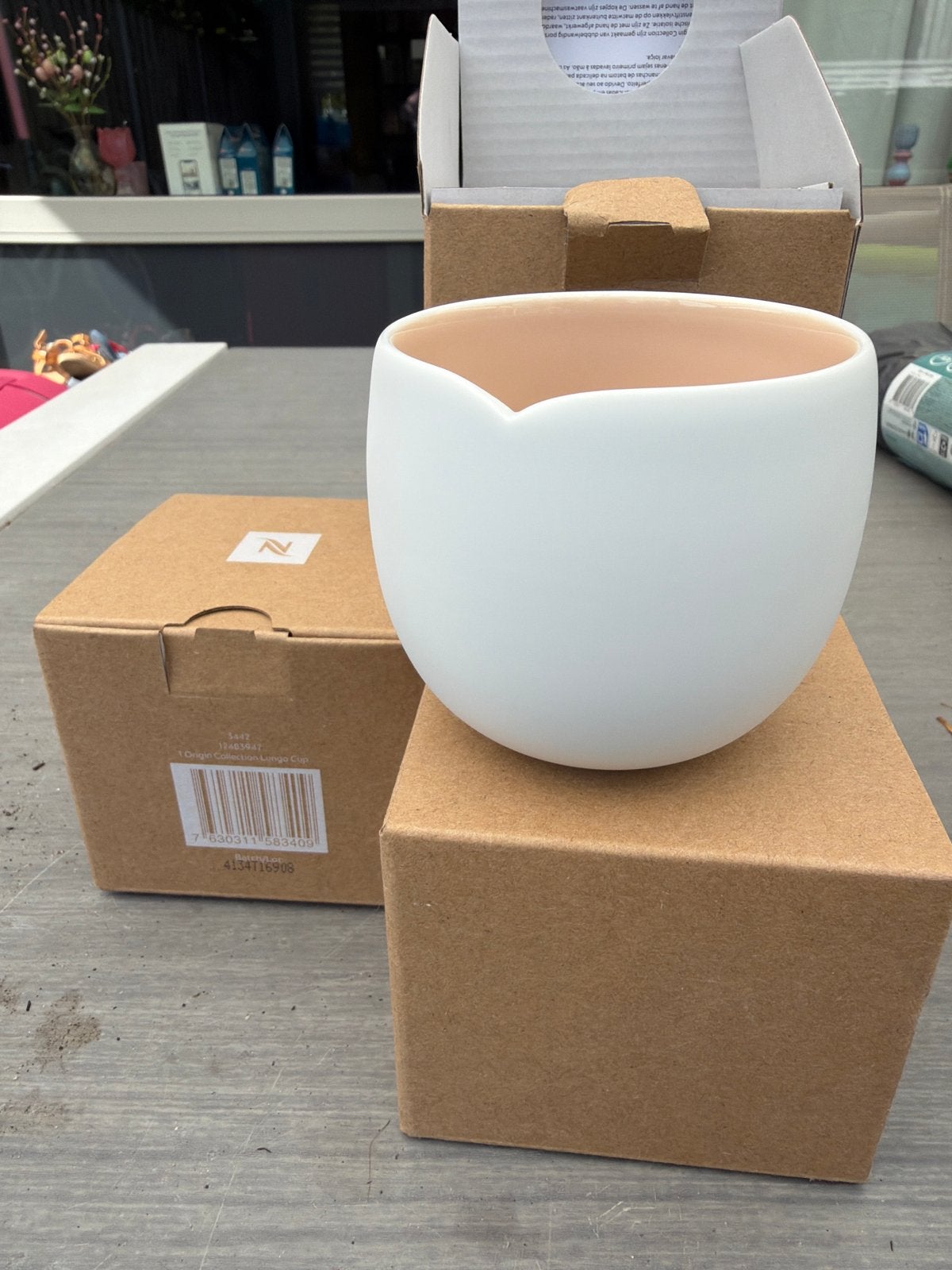 Nespresso kopjes - nieuw, Ophalen, Nieuw, Overige stijlen, Kop(pen) en/of Schotel(s)