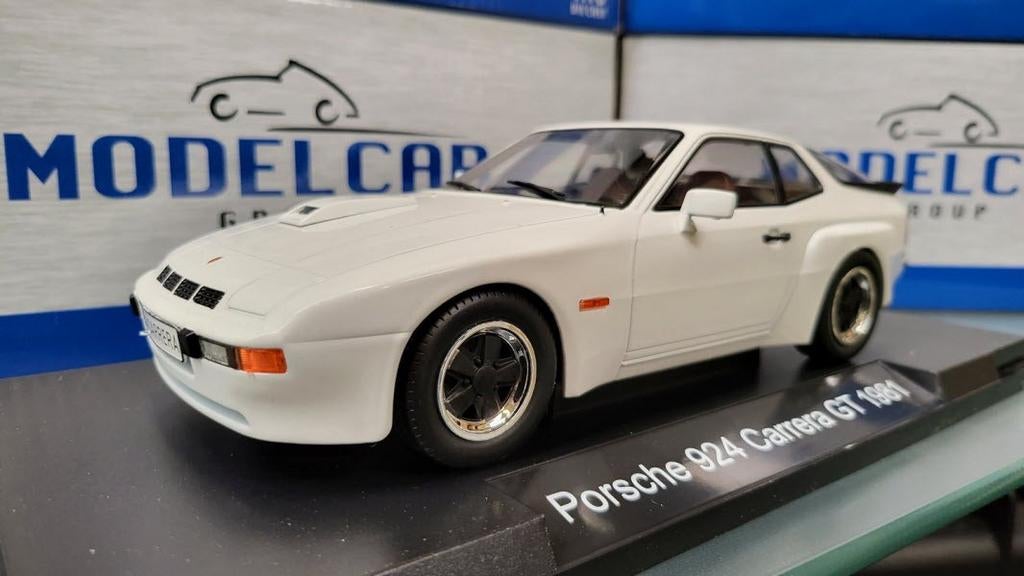 MCG Porsche 924 Carrera GT 1981 Wit, Hobby en Vrije tijd, Modelauto's | 1:18, Ophalen of Verzenden, Nieuw, Overige merken