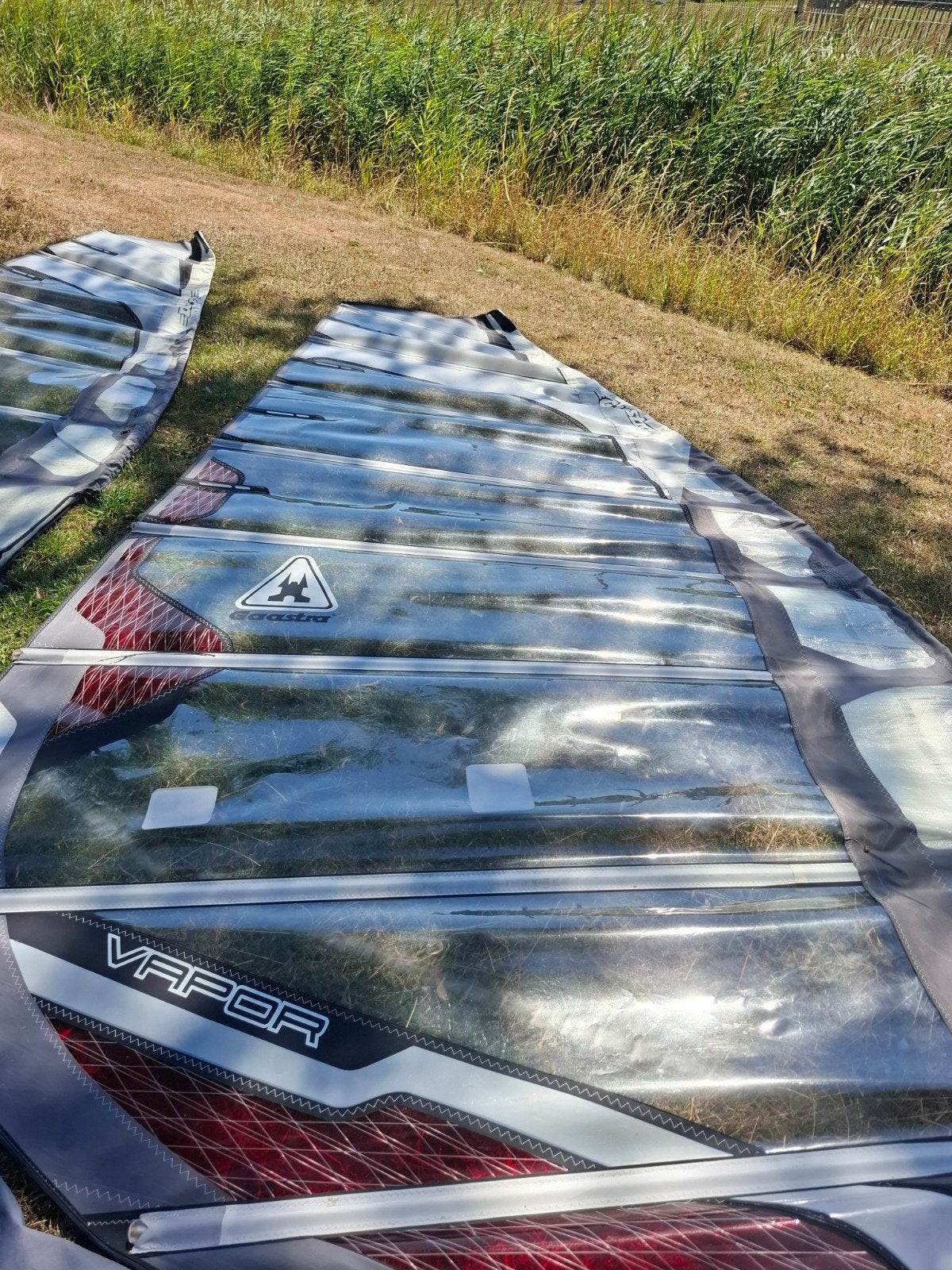 Gaastra windsurfzeilen 7.6 met chambers, Geen board, Ophalen, Gebruikt