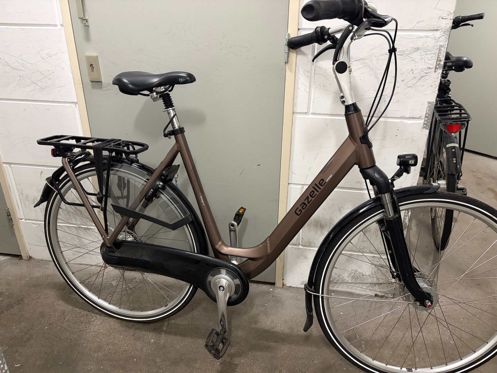 Gazelle Orange C7 Damesfiets - Zo goed als nieuw, Ophalen, 53 tot 56 cm, Velgrem, Versnellingen