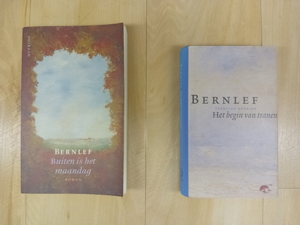 Bernlef Boeken: Buiten is het maandag & Het begin van tranen, Gelezen, Bernlef, Ophalen of Verzenden, Nederland