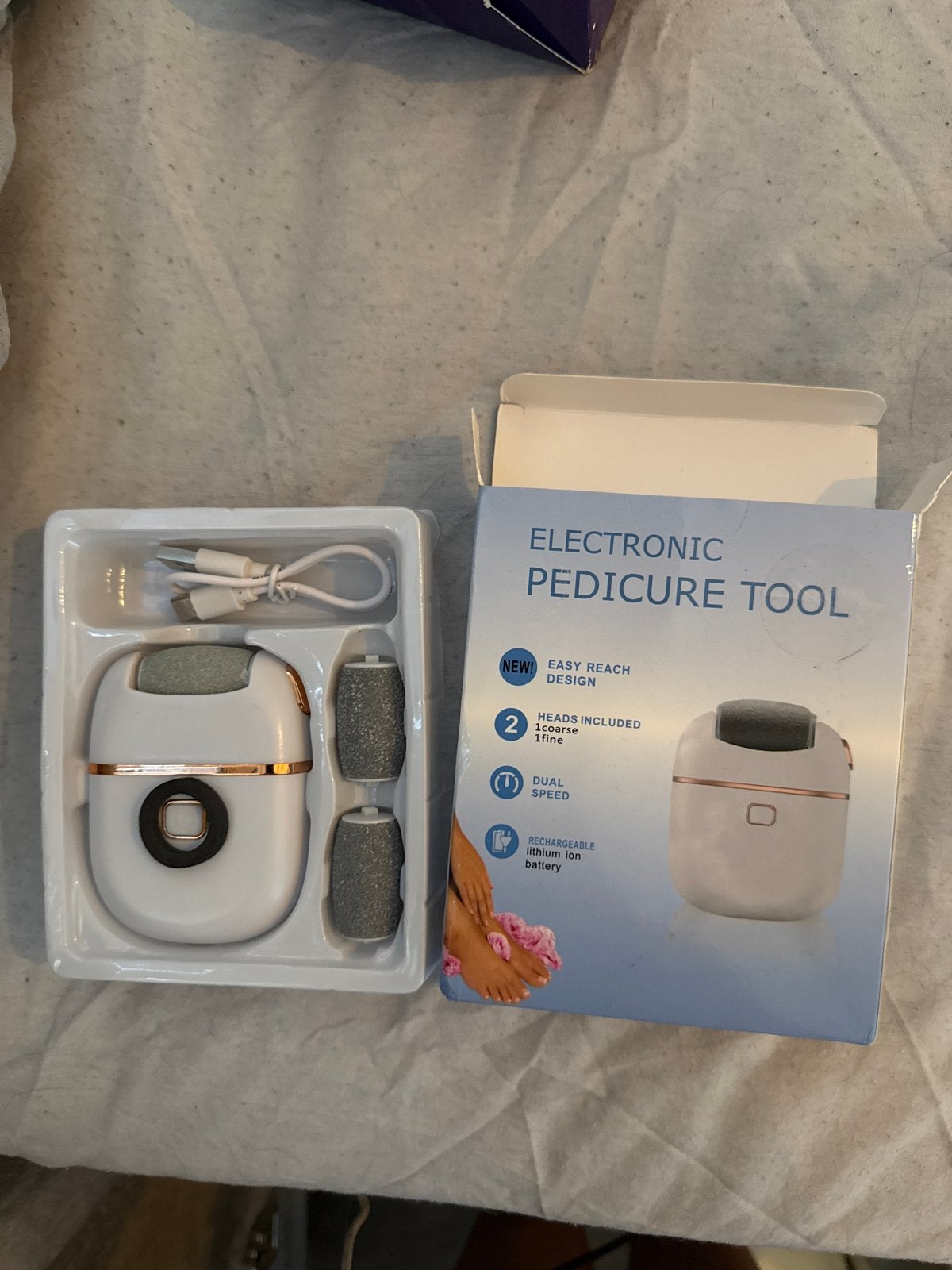 Elektronische Pedicure Tool M668 - Voetvijl met Dual Speed, Ophalen of Verzenden, Nieuw, Hand- en Voetverzorging
