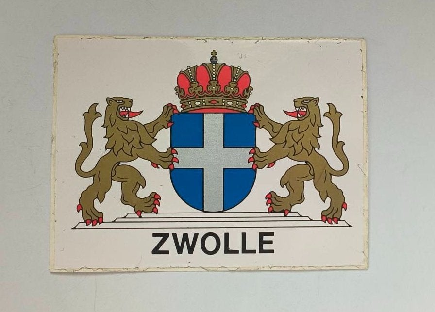 Sticker Zwolle, Ophalen of Verzenden, Zo goed als nieuw, Overige typen