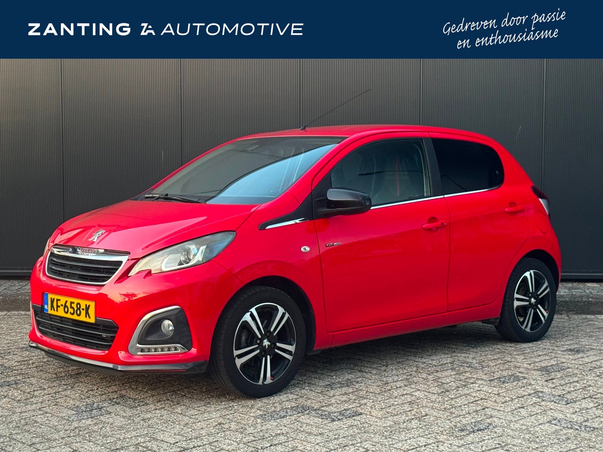 Peugeot 108 1.2 GT-Line 82pk | Camera | 100% Dealer Onderhou, Auto's, Peugeot, Voorwielaandrijving, Stof, Gebruikt, 840 kg